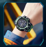 Reloj Deportivo De Moda SANDA 3133 Para Hombres Resistente Al Choque Y Al Agua 50M Reloj De Pulsera Cuarzo Militar Digital Con Pantalla LED Y Chronógrafo - details 16