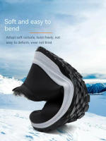Botas De Nieve Para Hombre Invierno Antideslizantes Con Forro De Pelo Grueso Suela Duradera Botines De Algodón Ligeros Para Caminar Y Senderismo - details 10