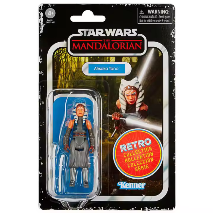 Figura Ahsoka Tano retro collection The Mandalorian Star Wars 9,5cmFigura  Coleccionable - Idea de Regalo- Mercancia Oficial - Juguetes para Niños y Adultos - Movies Fans - Muñeco para Coleccionistas y Exposición - 1