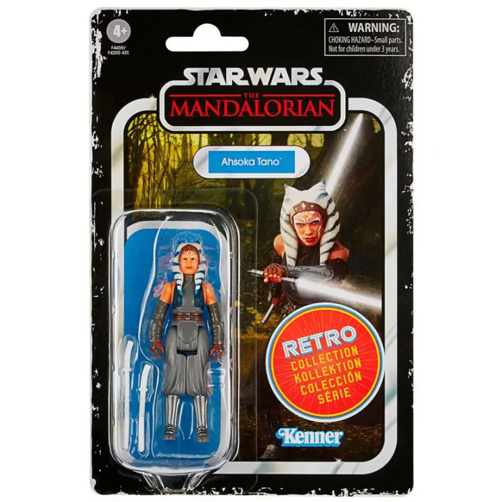 Figura Ahsoka Tano retro collection The Mandalorian Star Wars 9,5cmFigura  Coleccionable - Idea de Regalo- Mercancia Oficial - Juguetes para Niños y Adultos - Movies Fans - Muñeco para Coleccionistas y Exposición - 1