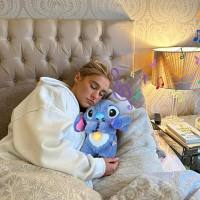 Para Aliviar La Ansiidad, 28 cm Plush Stitch, Bebé Durmiendo Juguete Animal Muñeca with Música Luces Y Movimientos De Respiración Rítmicos - details 0