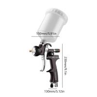 Pistola De Pulverización Gravedad SK100 HVLP Pneumática Máquina De Pintura Ajustable 600ml Para Primera Capa De Carrocería - details 9
