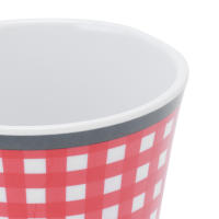 Juego de 4 tazas de porcelana de imitación para bebidas, taza de melamina original para estudiantes, escuelas y hogares - details 2