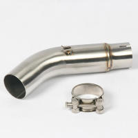 Sistema De Escape Slip-On Para Motocicleta Suzuki GSR750 2015-2022 Pieza Central Conector Adaptador Moto Accesorios Y Piezas - details 2