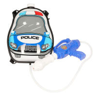 Pistola de Agua con Mochila Infantil Policía , Juguete de Verano, Playa, Piscina, Vacaciones, Campamento para Niños y Niñas, Pistola de Agua Infantil +3 años, Regalo Cumpleaños, Color Azul - details 2