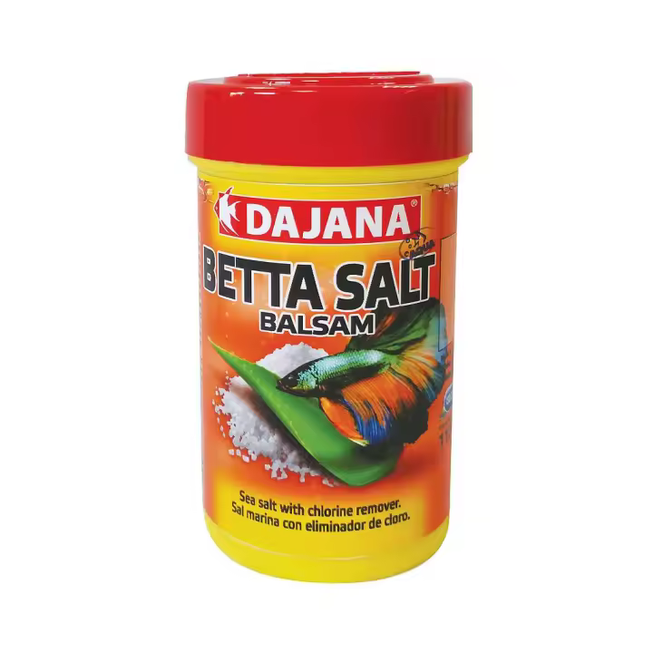 Sal Marina para Bettas de DAJANA 100ml - Recomendado para Bettas - Elimina el Cloro - Con Aloe Vera y Beta-glucano - 1