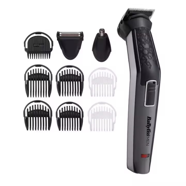 Recortadora de pelo y maquinilla Negro, Plata-BaByliss MT727E - 1