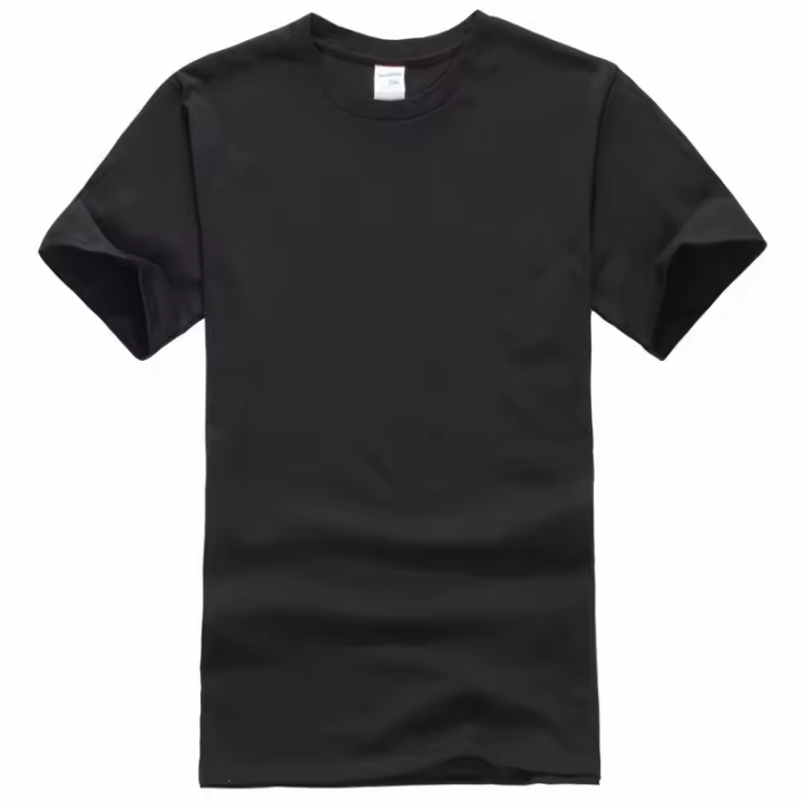 Camiseta De Algodón 100% Para Hombre Verano Manga Corta Cuello Redondo Suave Ajuste Básico Camiseta De Estilo Casual - 1