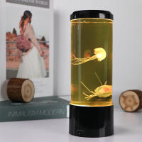 Lámpara De Jalea De Medusa Con 7 Colores LED Para Decoración De Escritorio Habitación Y Regalo Luz Nocturna Del Océano Con Efecto Lava - details 0