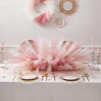 30PC Falsas Pampas Artificiales De 55CM Para Decoración De Bodas Y Fiestas DIY Flores Silken Ramo Para Decoración Del Hogar Y Eventos - details 4