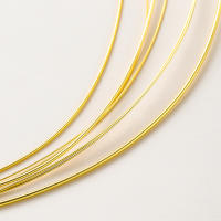 Hilo De Cobre Para Joyería 2M 14K/18K Gold Color Plated Brass Para Embossing DIY Material De Joyería Hecho a Mano - details 14