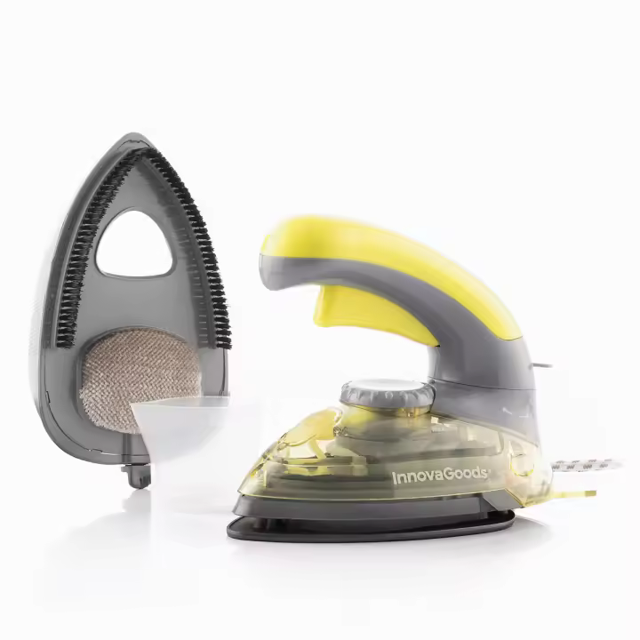 InnovaGoods® Mini plancha de vapor vertical y horizontal 2 en 1 Velyron (800 W), plancha tus prendas de forma rápida y cómoda, con función vertical y horizontal, ideal para el hogar - 1