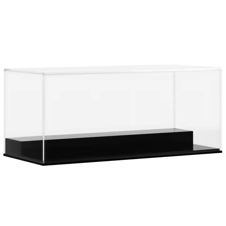 vidaXL Caja de Exposición Vitrina Expositora de Juguetes Acrílico Transparente Dimensiones 19.5 x 8.5 x 8.5 cm, 24 x 16 x 13 cm, 25 x 12 x 16 cm - 1