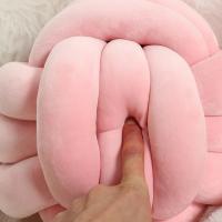 Cojín De Terciopelo Decorativo Con Nudo Para Silla Sofa Cama Estilo Navideño Adecuado Para Adultos Muebles De Hogar - details 1