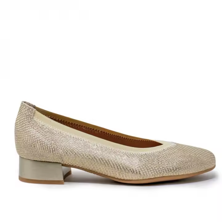 Zapatos casual mujer PITILLOS 5710 SALON PICADO ELASTICO ORO 31477 24V - 1