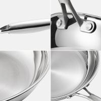 Sartén Jamie Oliver Cook Smart 28 cm - Sartén Maple inoxidable sin revestimiento, robustez, rápido, cocción uniforme, mango remachado, APTA todas Cocinas y lavavajillas, E31106 - details 7