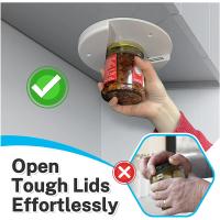 Abrigo De Botella Multifuncional 1pc Aparato De Cocina Con Abrebotellas Y Abrepatatas Para Armario Bajo Herramienta Eco-amigable De Acero Inoxidable - details 5