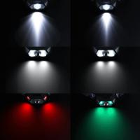Super Bright LED lámpara de Luz con luz roja, IPX4 waterproof Faros para acampar al Aire Libre, senderismo, Caza, Cortes de Energía, de emergencia, de Huracanes, 2 Pack - details 3