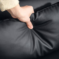 HOMCOM Sillón Moderno Butaca de Salón Tapizado en Cuero Sintético con Reposabrazos Acolchado Grueso Respaldo con Costuras y Patas de Madera para Dormitorio - details 5