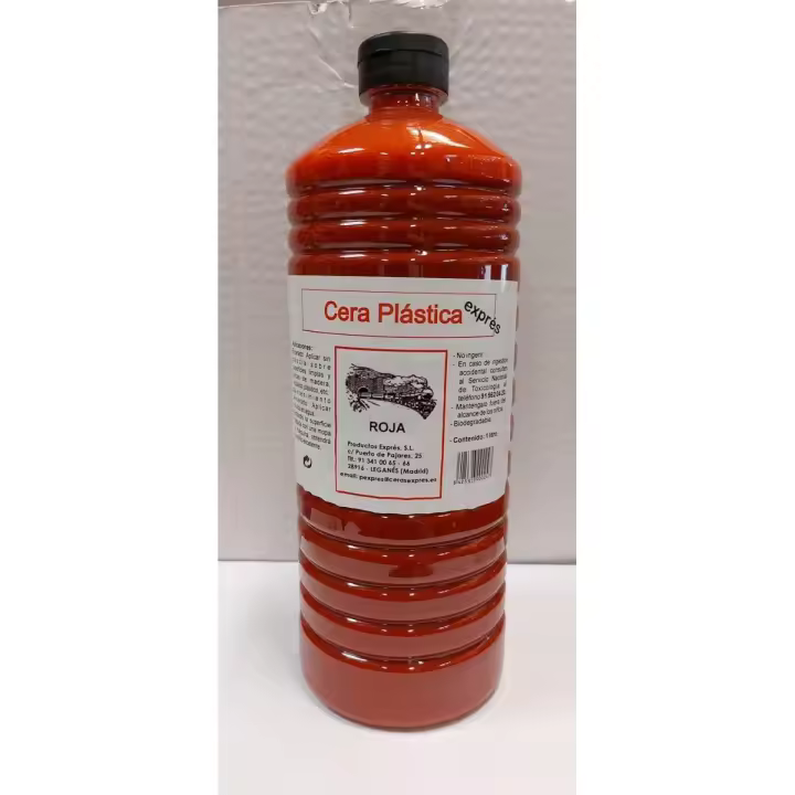 Express - Cera Exprés Roja 1 Litro - Pulido y Encerado - 1