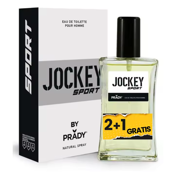 3 UNIDADES (2+1 Gratis) JOCKEY SPORT BLACK Eau de Toilette para hombre 90ml Prady Fragancia inspirada en otros perfumes Pour Homme Colonia - 1