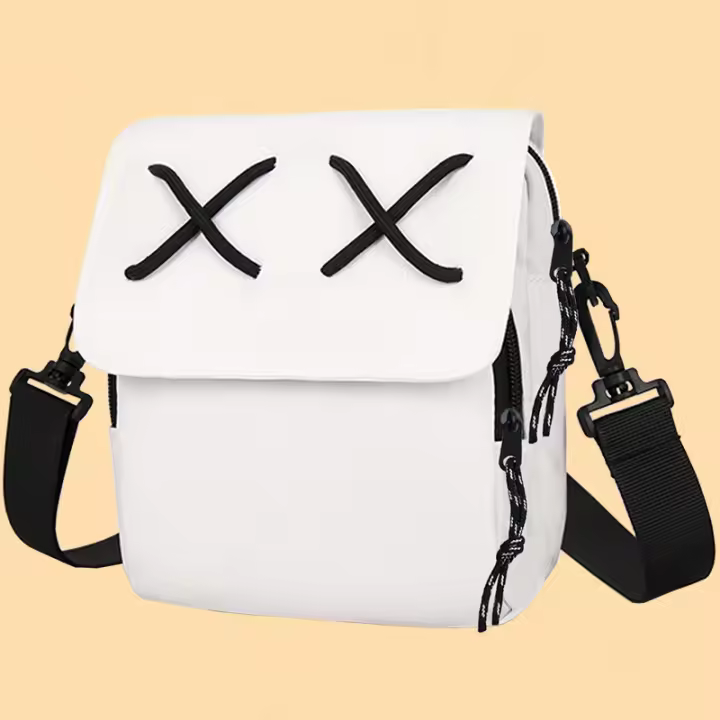 Bolso De Hombro Casual Para Hombres Y Mujeres Estilizado Estilo Escolar Sencillo Y Elegante Bolso De Mano Para Mujeres - 1