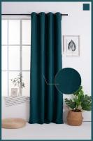 Cortina serie de lino de terciopelo poliéster 150x260cm.Decorar para el hogar, sala de estar y dormitorio, estilo americano, 1 Panel. - details 10