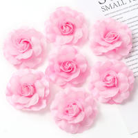 10Pcs Rosas Artificiales De 5cm Para Decoración De Navidad Y Bodas Accesorio De Regalo Para Artesanías Y Wreaths - details 4
