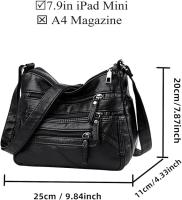 Bolsos de hombre de Las Señoras Pu Cuero crossbody Bolsa para Mujeres multi bolsos ligero impermeable crossbody bolsos para Viajes use Diary - details 1