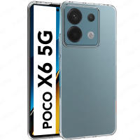 Funda + Protector Cristal Templado Opcional Para XIAOMI POCO X6 5G Carcasa Forro Protector, Gel TPU Silicona Suave Flexible Mate, Color Negro, Ajuste Perfecto, Acceso Conectores Carga Auriculares, Meloenvias mle18 - details 2