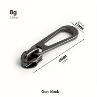 5PCS 5# Deslizador De Cremallera De Nylon Sencillo Para Hombres Mujeres Cartera Maleta Alerón De Cremallera De Aleación De Aluminio - details 0