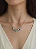 Collares Mujer Bohemios Coloridos，Collar minimalista con diseño geométrico, versátil，Joyería Vintage de Verano, Estilo Boho Étnico - Perfecto para Vacaciones, Fiesta y Playa，Regalo para mujer - details 2