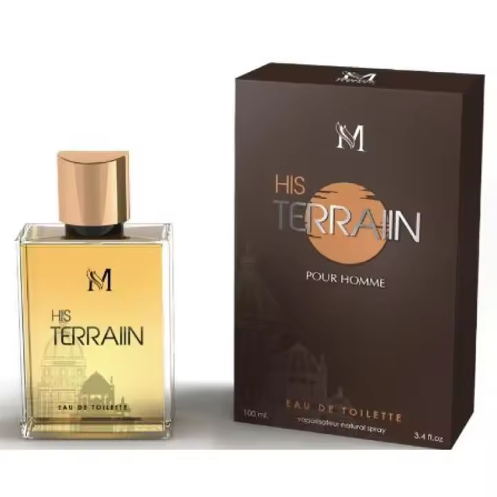 His Terrain Eau de Toilette para hombre 100ml Montage Brands Fragancia inspirada en otros perfumes Pour Homme Colonia - 1