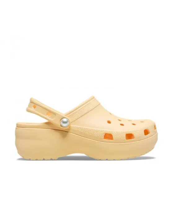 Zueco Crocs W CL Platform Pearl 78Z Naranja - 1