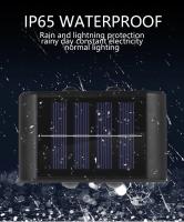 Lámpara De Pared Solar LED 4 Exterior Impermeable Para Iluminación De Jardín Y Decoración De Valla Luz Solar Para Exterior - details 3