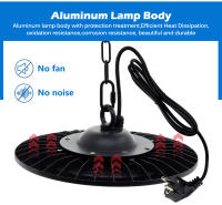 Floodlight LED UFO Industrial Lámpara De Baía Alta Impermeable Para Mercado Almacén Garage Gimnasio Fábrica Workshop - details 7