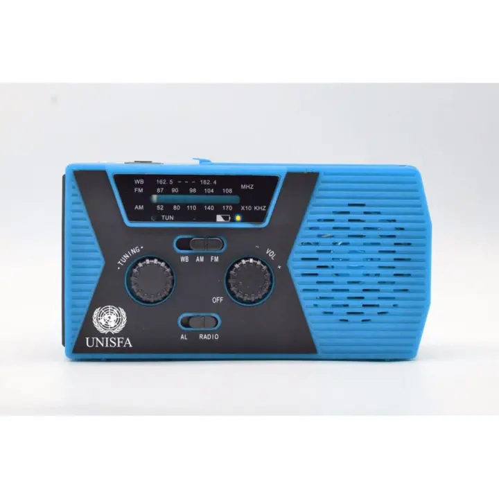 Cargador de emergencia de teléfono USB , manivela Solar de mano, Radio meteorológica portátil para cargador al aire libre, equipo de Camping, herramienta de supervivencia ，Radio meteorológica recargable - 1