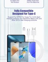 Cable De Carga Rápida 7A 100W USB a Tipo C Para Samsung S24 Xiaomi 14 Ultra plus Huawei 1M 2M Accesorios De Teléfono - details 2