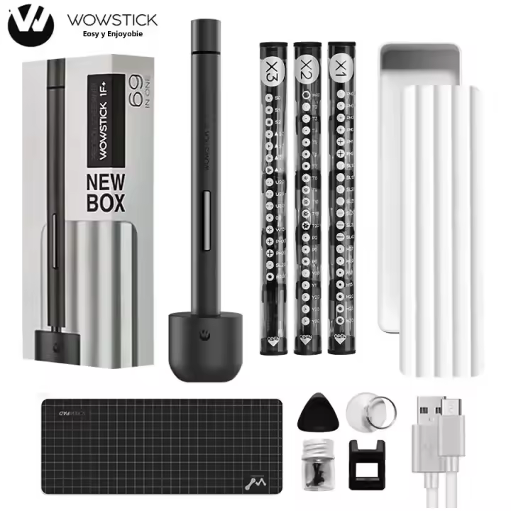 Kit De Destornillador Eléctrico Wowstick 1F+ pro 64 En 1 Con Batería De Litio LED Y Cuerda Sin Cable Para DIY En El Hogar - 1