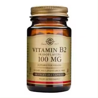 Solgar Vitamina B2 Riboflavina 100Mg 100Vcaps - 1