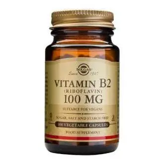 Solgar Vitamina B2 Riboflavina 100Mg 100Vcaps - 1