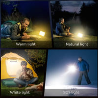 Linterna De Camping LED Super Brillante 5000LM 13500mAh Power Bank Recargable Impermeable Lámpara De Emergencia Para Huracán Y Excursiones - details 3