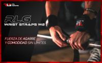 RL Grips® Straps Gym con Muñequera para Levantamiento de Pesas y Powerlifting - Correas de Agarre para Espalda con Protección de Muñeca - Agarraderas de Gimnasio para Peso Muerto y Culturismo - details 1