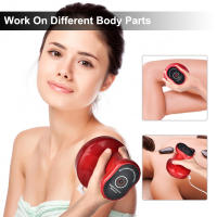 Masajeador De Vacío Eléctrico Ventosa Succión Guasha Anticelulitis Calefacción Infrarroja Desfatigante Belleza Salud Herramienta De Masaje Corporal Tamaño Medio Material ABS - details 4