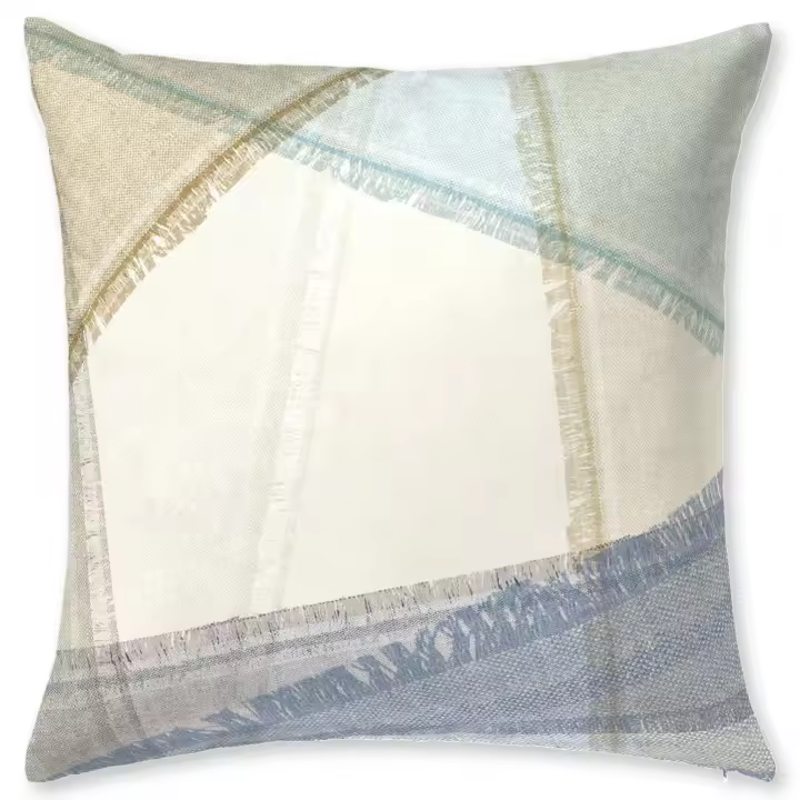 JVR - Cojin Algodón modelo DUNA COJIN 2 - Tejido 100% Algodón - Estampado digital - Fabricado en España - Medidas 60x60 - 1