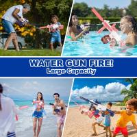 Pistola de agua eléctrica muy fuerte pistola de agua con batería recargable Squirt Pistola de hasta 20 pies, espuma Blaster Outdoor Water Tiro - details 6