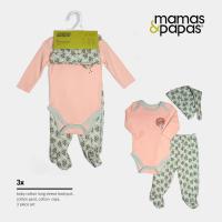 Ropa infantil de otoño para mamá y bebé, camiseta de manga larga con estampado de dibujos animados para el hogar, caja de regalo de cinco piezas de colores combinados - details 16