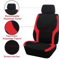Cubiertas De Asiento De Coche Universal De Poliéster Diseño Deportivo Ajuste Para La Mayoría De Los Coches SUV Camiones Cuatro Estaciones Accesorios De Interior Para Coche - details 13