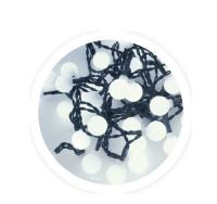 Gsc Evolution Guirnalda LED Mini Bolitas GSC Luz Blanca 8 Funciones 4 Metros - details 2