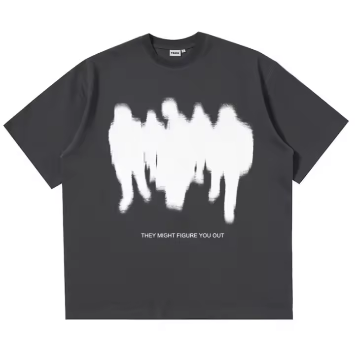 Camiseta Para Hombre Oversize Harajuku Goth Y2k Streetwear Estilo Coreano Hip Hop Aesthetic Camiseta De Manga Corta Moda Casual - 1